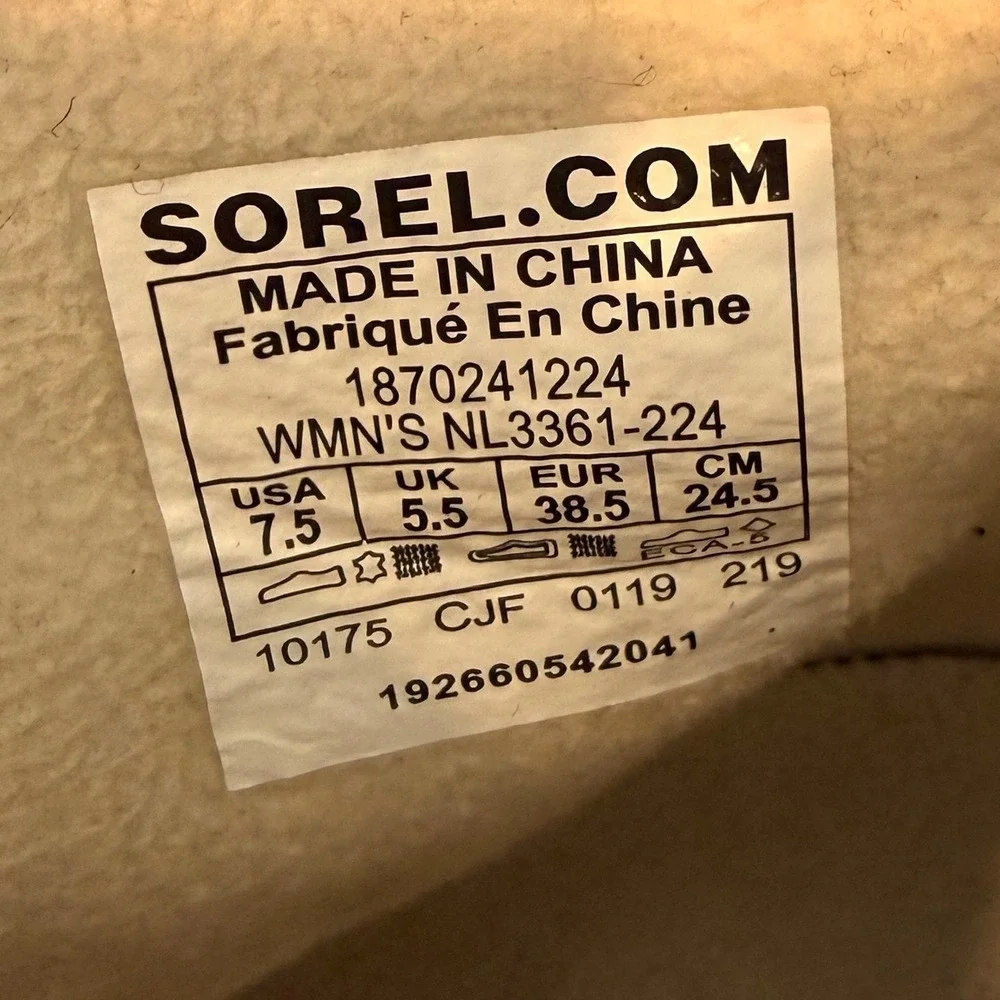 Sorel Joan of Arctic II Sherling Wedge Boots Women's 7.5